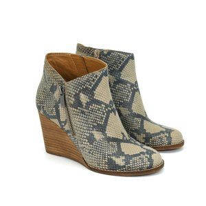 Lucky Brand Yewani Snake Booties 5